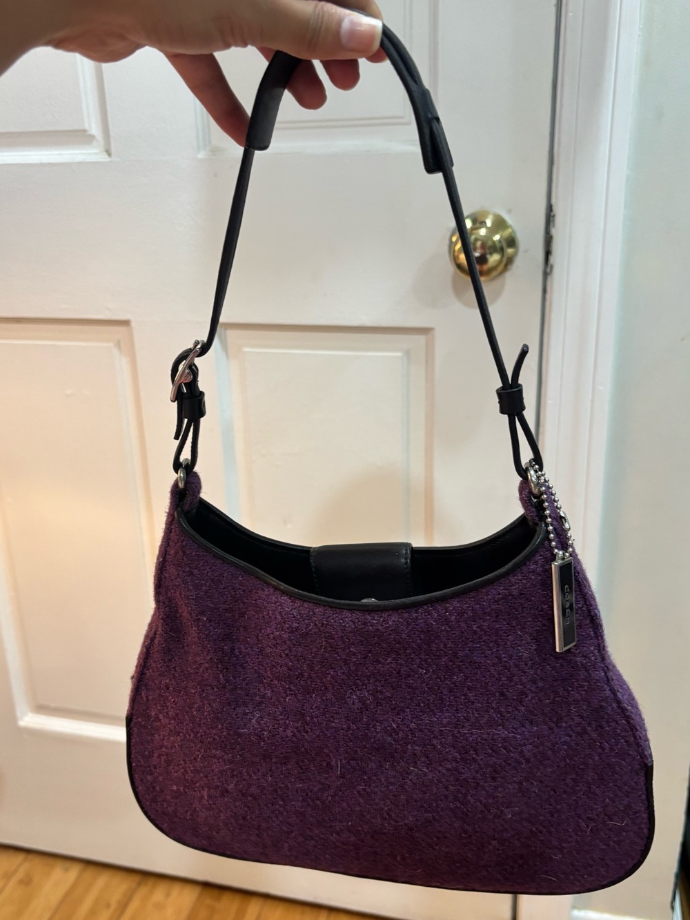 Coach Purple Shoulder Bag